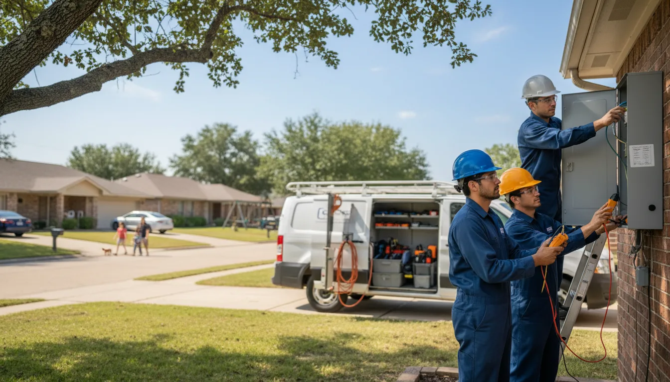 Certified electrician providing emergency electrical services in Fitzgerald, GA